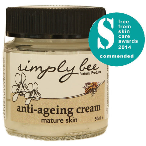 Simply Bee Anti-Ageing Cream - 50ml FreeFromSkincareAward 